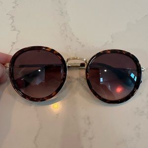 Guess GF0303 Womens Havana brown with gold frame designer sunglasses NEW*